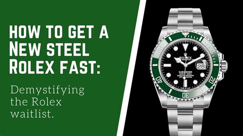 rolex availability 2020|steel rolex wait list.